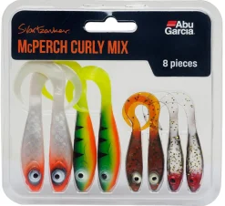 Abu Garcia Svartzonker McPerch Curly Mix (8 stuks)