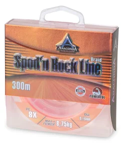 Anaconda Spod'N Rock Oranje Gevlochten Lijn 0.23mm (300m)