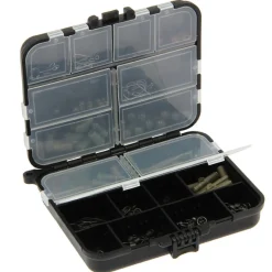 Angling Pursuits Carp Rig Accessory Box met 175 stuks end-tackle