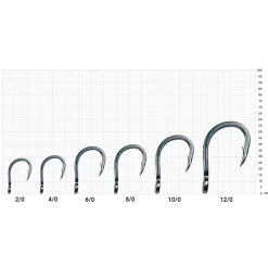 Asari Bait Tuna 5123 Zeevis Haak Black Nickel