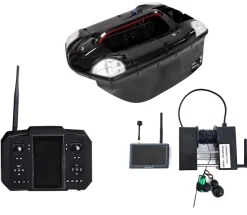 Baitstar Baitboats Advanced AllinOne Black Voerboot (Incl. GPS, Fishfinder & Statief)