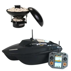 BaitStar Baitboats Xpert Black AllinOne Voerboot (Baitthrower, GPS & Dieptemeter)