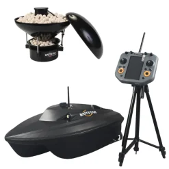 BaitStar Baitboats Xpert Carbon AllinOne Voerboot (Baitthrower, GPS & Fishfinder)