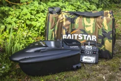 BaitStar Voerboot Compact Black + Sonartab Dieptemeter