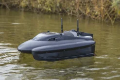BaitStar Voerboot Compact Black + Sonartab Dieptemeter