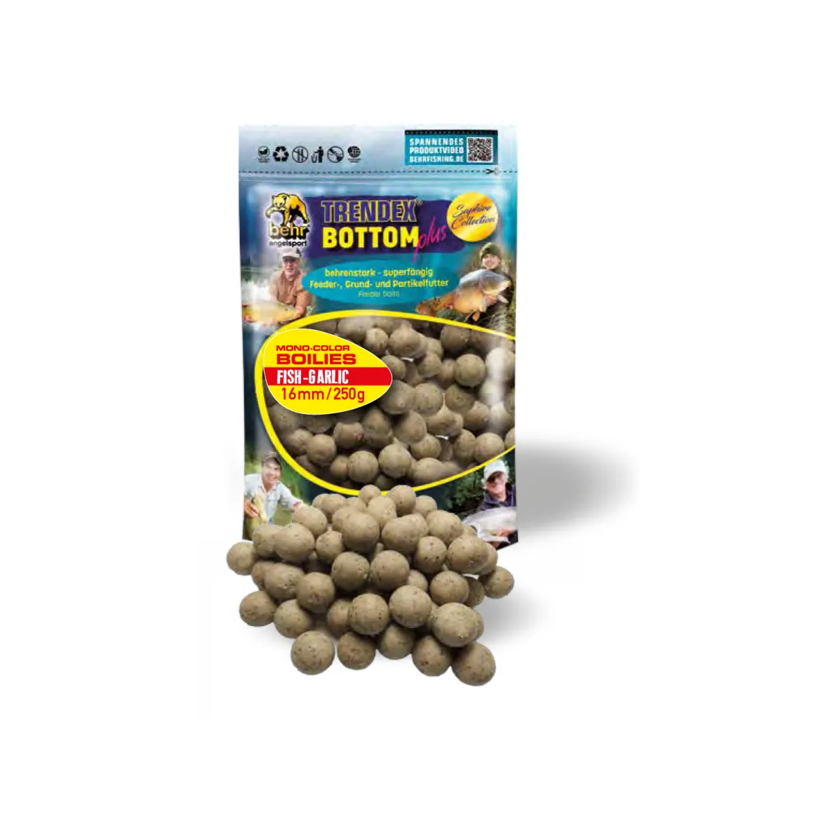 Behr Trendex Mono-Color Boilies Fish-Garlic (250g)