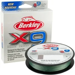 Berkley x9 Gevlochten Lijn Low-Vis Green 300m