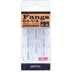 BKK Fangs-62 UA Treble Hooks