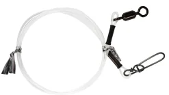BKK Fluorocarbon Leader HD Pike Snap Roofvis Onderlijn 50cm (2 Stuks)