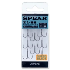 BKK Spear-21 SS Finesse Treble Hooks