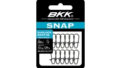 BKK Wide Duolock Snap-52 Black Nickel Swivels (12 Stuks)