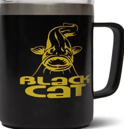 Black Cat Stainless Steel Thermal Mug
