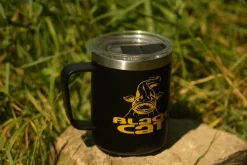 Black Cat Stainless Steel Thermal Mug