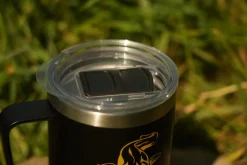 Black Cat Stainless Steel Thermal Mug