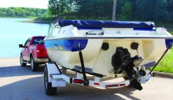 Boatbuckle SS Retractable Transom Tie-Down Boot Spanbanden (2 Stuks)