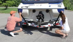 Boatbuckle SS Retractable Transom Tie-Down Boot Spanbanden (2 Stuks)