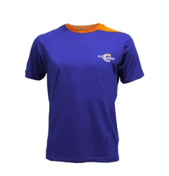Colmic T-Shirt: Blue/Orange