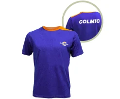 Colmic T-Shirt: Blue/Orange