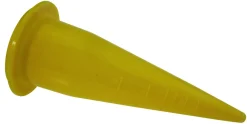 Common Baits Mondstuk Voor Boilie Deegspuit Geel (10 Stuks)