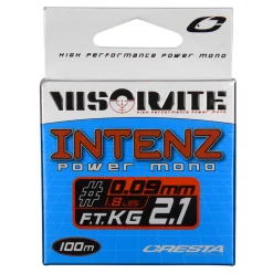 Cresta Intenz Powermono Nylon Witvislijn 100m