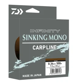 Daiwa Infinity Sinking Brown Nylon Vislijn (500m)