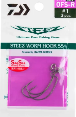 Daiwa Steez Worm Hook SS OFS-Ring Roofvis Haak