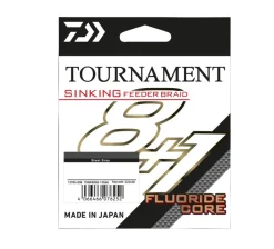 Daiwa TN Feeder Braid Sinking 8+1 Gray Gevlochten Lijn (135m)