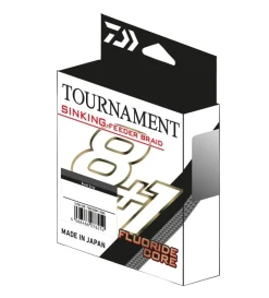 Daiwa TN Feeder Braid Sinking 8+1 Gray Gevlochten Lijn (135m)