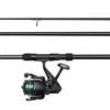 DAM Full Tech Carp Karperhengel 12ft 3lb (3-Delig) + 6000FD Karpermolen Combo