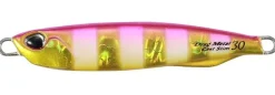 DUO Drag Metal Cast Slim Pink Gold Zebra Glow Pilker 9cm (80g)