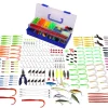 Fish4All Multi Lure Box Hard, Soft & Metal + Pliers (328pcs)