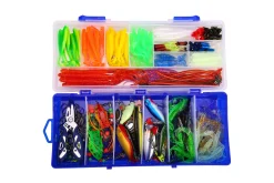 Fish4All Multi Lure Box Hard, Soft & Metal + Pliers (328pcs)