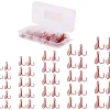 Fish4All Red Treble Hook Box (50 Stuks!)