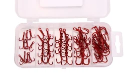 Fish4All Red Treble Hook Box (50 Stuks!)