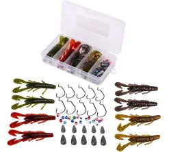 Fish4All Softbait Creature Texas/Carolina Box (50 Stuks)