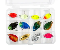 Fish4all Trout Spoon Box Mix 1.2g-2.5g (12pcs)