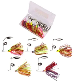 Fish4All Vibra Spinnerbait Box 15g (5 Stuks)