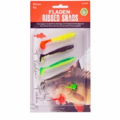Fladen Soft lure assortment Ribbed Shad