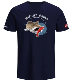 Fladen T-Shirt Hungry Cod Blue