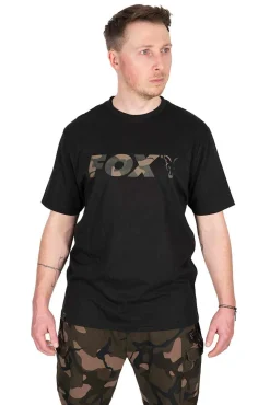 Fox Black Camo Logo T Shirt