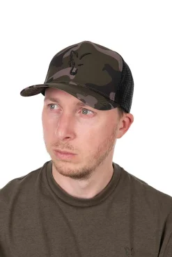 Fox Black Camo Trucker Cap