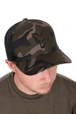 Fox Black Camo Trucker Cap