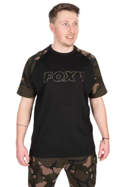 Fox Black/Camo Outline T-shirt