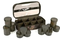 Fox Camolite 12 Pot Hookbait Case (Incl. 12 Potjes)
