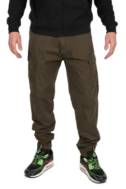 Fox Collection LW Cargo Trouser Green & Black Visbroek