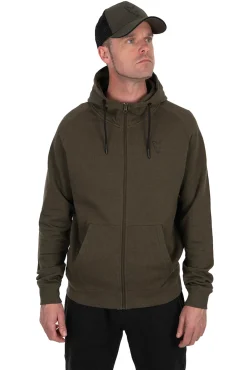 Fox Collection LW Hoody Green & Black Vis Trui