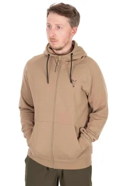 Fox Collection LW Zip Hoody - Tan LTD