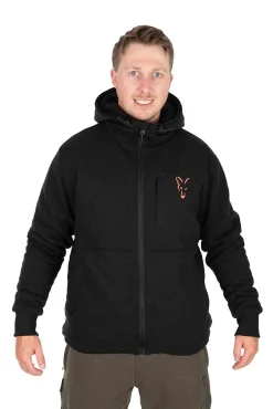 Fox Collection Sherpa Jas Black/Orange