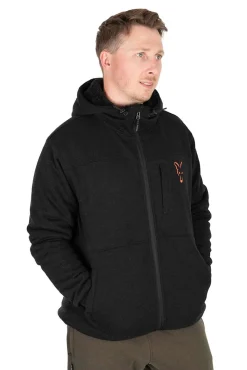Fox Collection Sherpa Jas Black/Orange