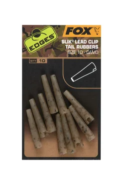 Fox Edges Camo Silk Lead Clip Tail Rubbers Maat 10 (10 stuks)